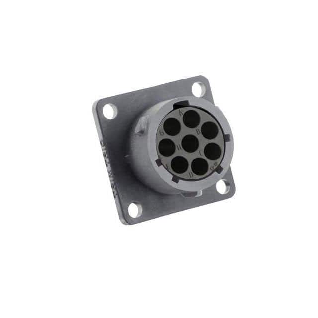 UTSX0128S SQUARE FLANGE RECEPTACLE, WITHOU