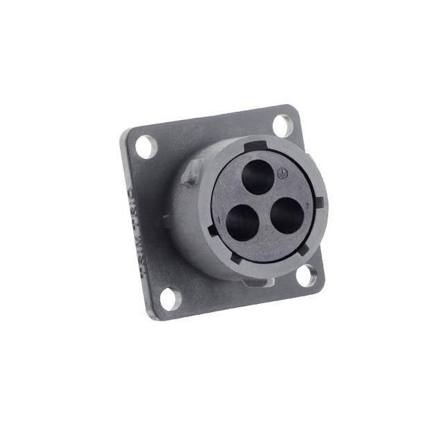 UTSX0142G1S SQUARE FLANGE RECEPTACLE, WITHOU