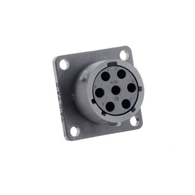 UTSX0147S SQUARE FLANGE RECEPTACLE, WITHOU