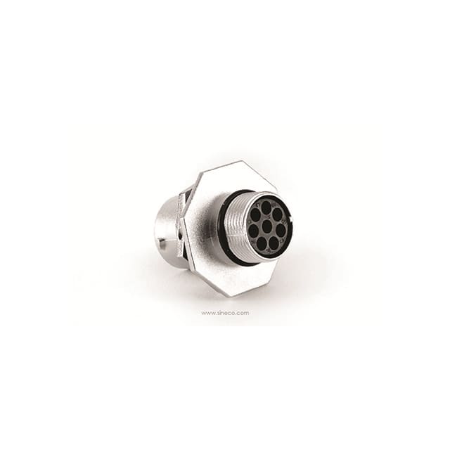 RT07128PNH03 JAM NUT RECEPTACLE, MALE WITH SI