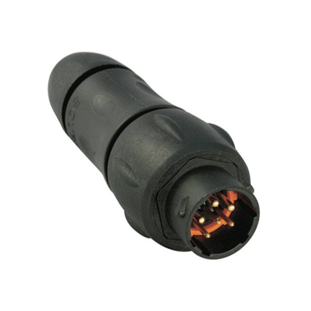 UTS1JC103W3P CONN RCPT HSNG MALE 6POS INLINE