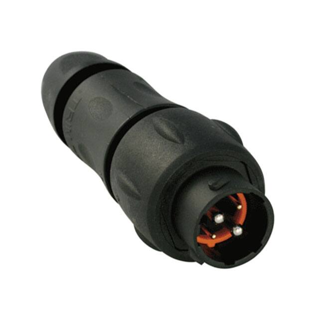 UTS1JC102W2P CONN RCPT HSNG MALE 4POS INLINE