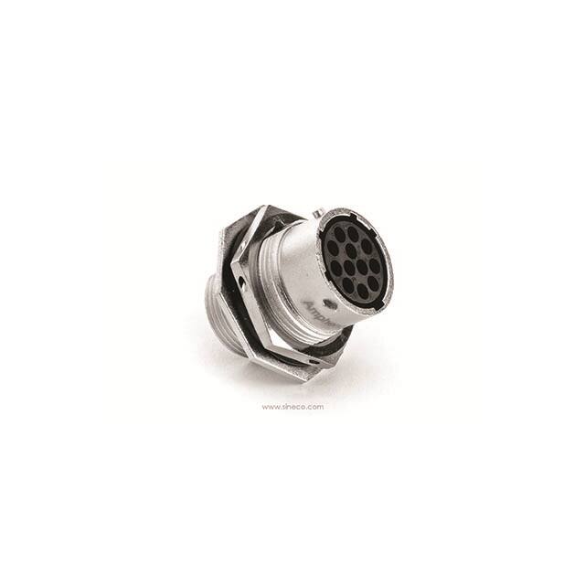 RT071412SNH03 JAM NUT RECEPTACLE, FEMALE WITH