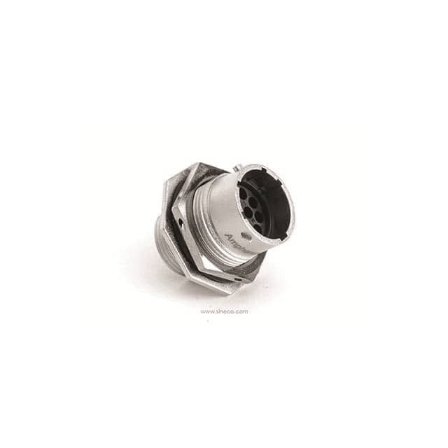 RT071412PNH03 JAM NUT RECEPTACLE, MALE WITH SI