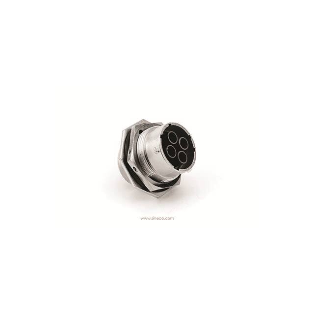 RT07164SNH03 JAM NUT RECEPTACLE, FEMALE WITH