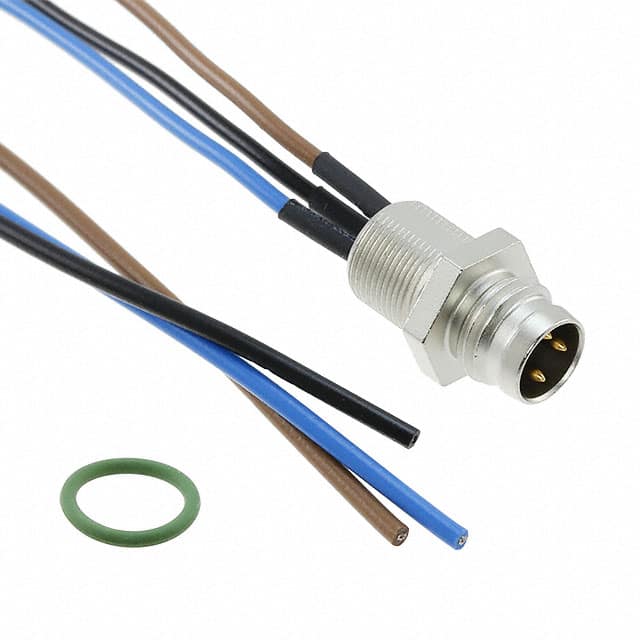 311HCF NC404 CBL 3POS MALE TO WIRE 1.64'
