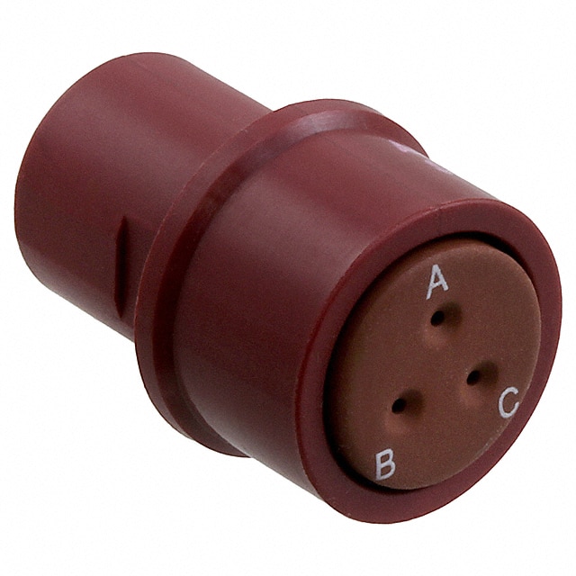SJS820200 CONN RCPT HSNG MALE 3POS INLINE