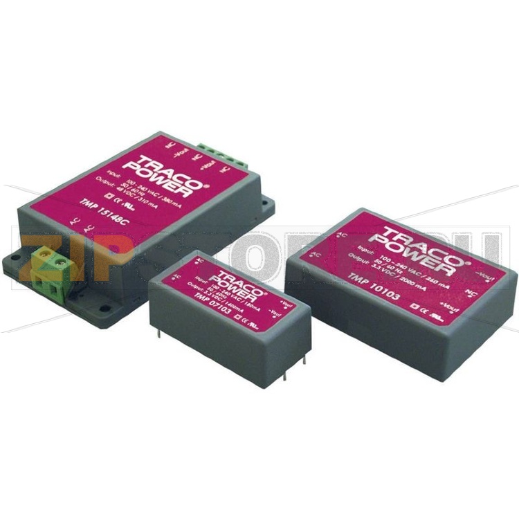 TMP 10112 The Traco Power TMP 10112 is an AC/DC converter with a 10W output power and a 12V DC output. It features a universal input and operates with 76% efficiency.