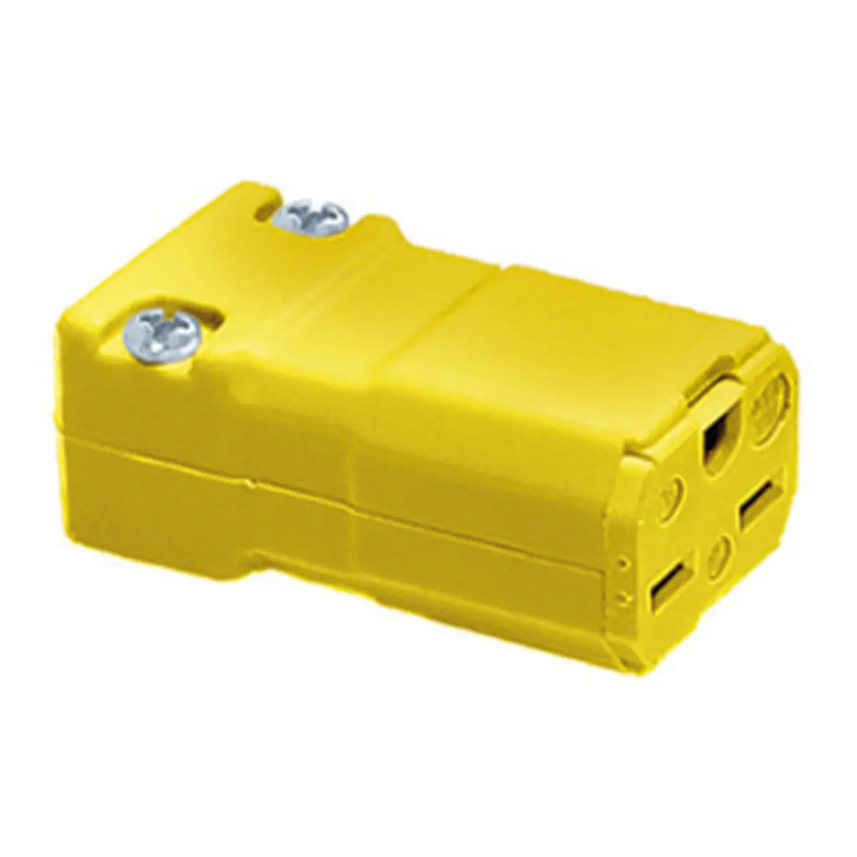 HBL5669VY The Hubbell HBL5669VY is a straight blade female connector body from the Valise Series. It is rated for 15A and 250V with a 6-15R NEMA configuration.