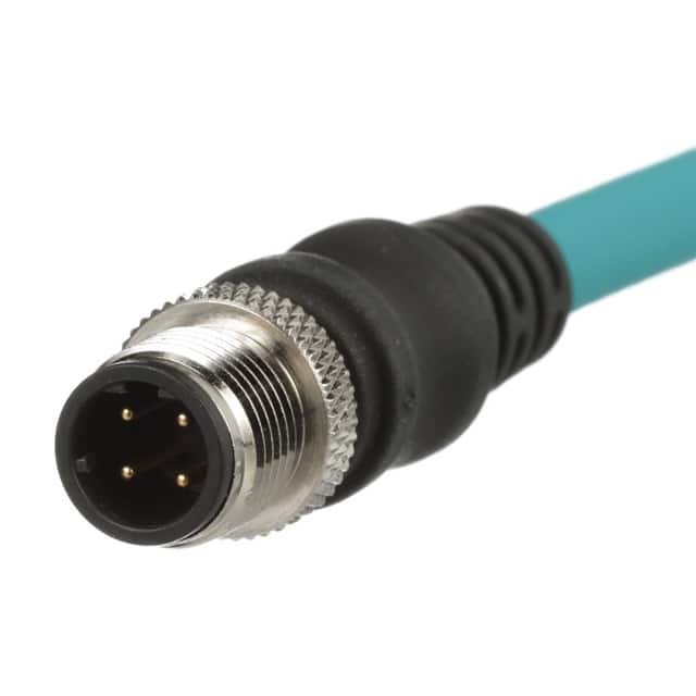 ICD15T1NTL0.5M CBL 4POS MALE TO WIRE 1.64'