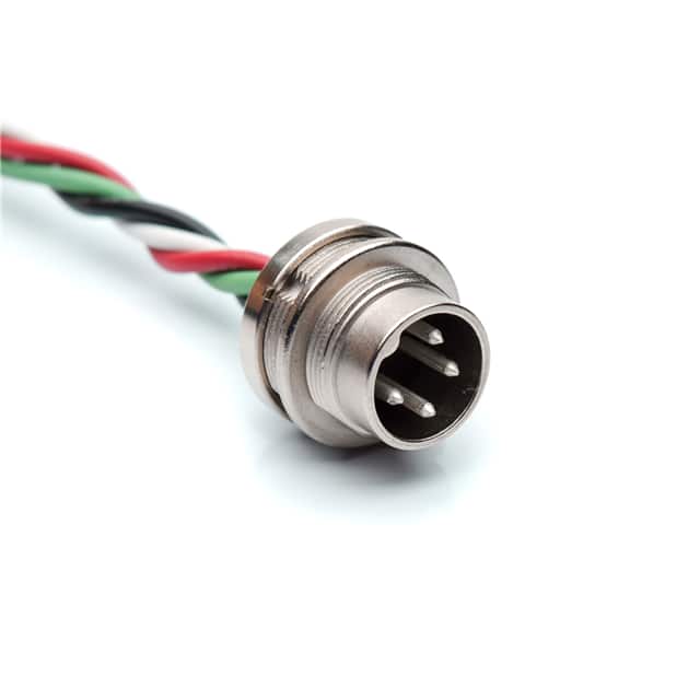 CA0911G114010 CBL CIRC 4POS MALE TO WIRE 3.28'