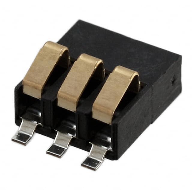 009155003001016 CONN SPRING BATTERY 3POS SMD