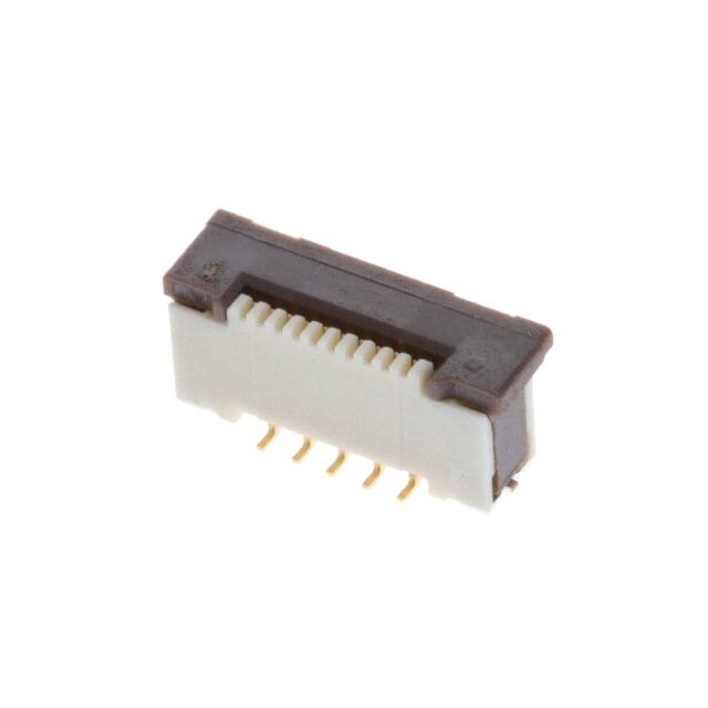 046214010010846+ CONN FFC VERT 10POS 0.5MM SMD