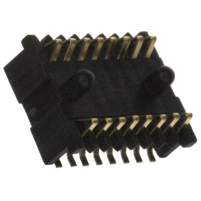 009158016030001 CONN STACKING 16POS SMD GOLD