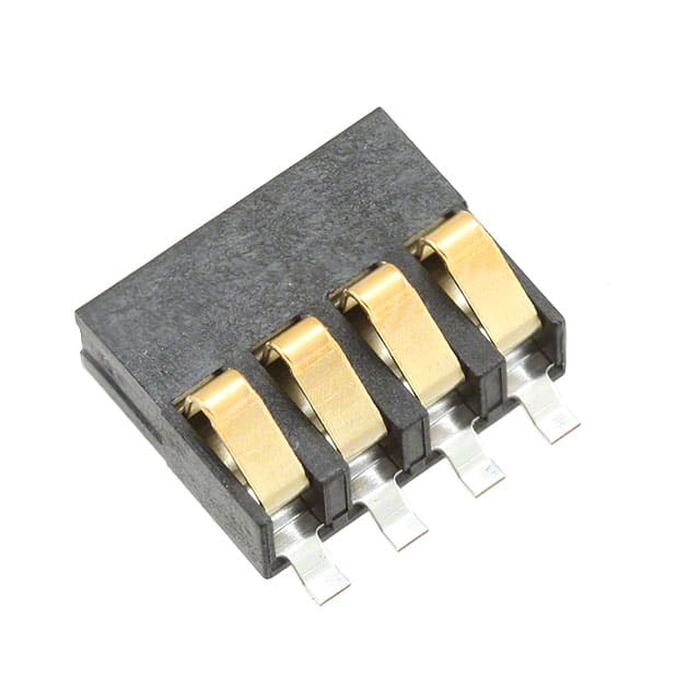 009155004001016 CONN SPRING BATTERY 4POS SMD