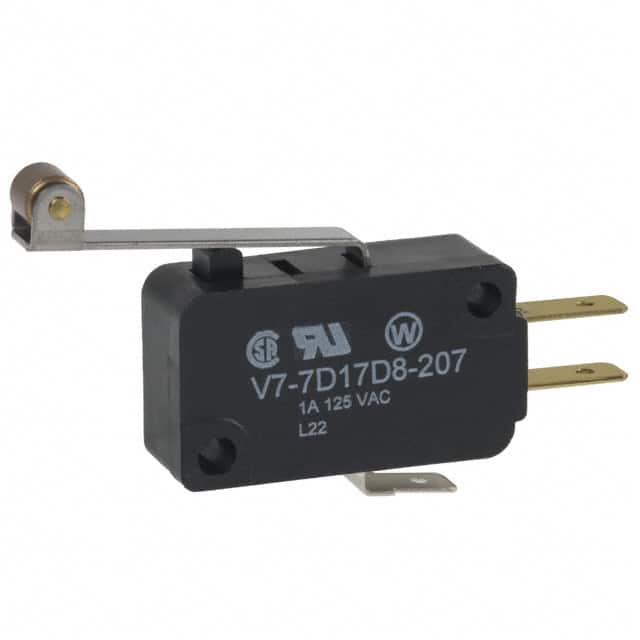 V7-7D17D8-207 SWITCH SNAP ACTION SPDT 1A 125V