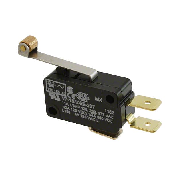 V7-1B10E9-207 SWITCH SNAP ACTION SPDT 11A 125V