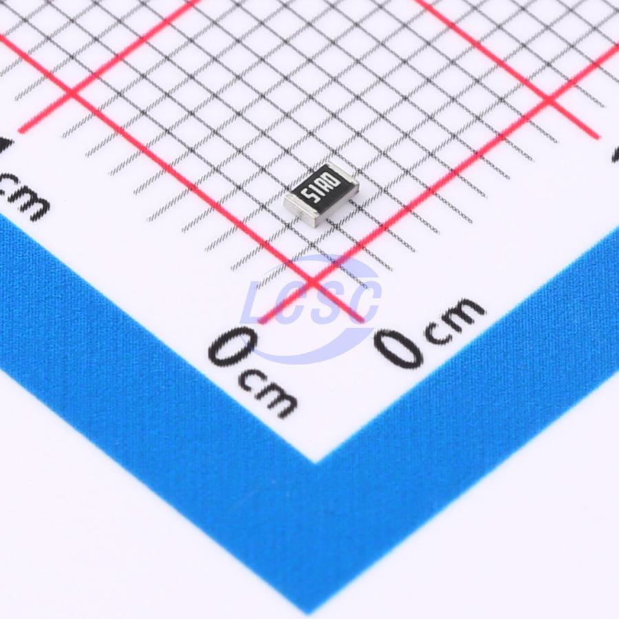 RC0805FR-0751RL This Yageo RC0805FR-0751RL is a thick film chip resistor with a resistance of 51 Ohms and a tolerance of ±1%. It has a power rating of 1/8W and comes in an 0805 package.