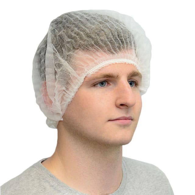 603-4201 BOUFFANT CAP 24" WHITE