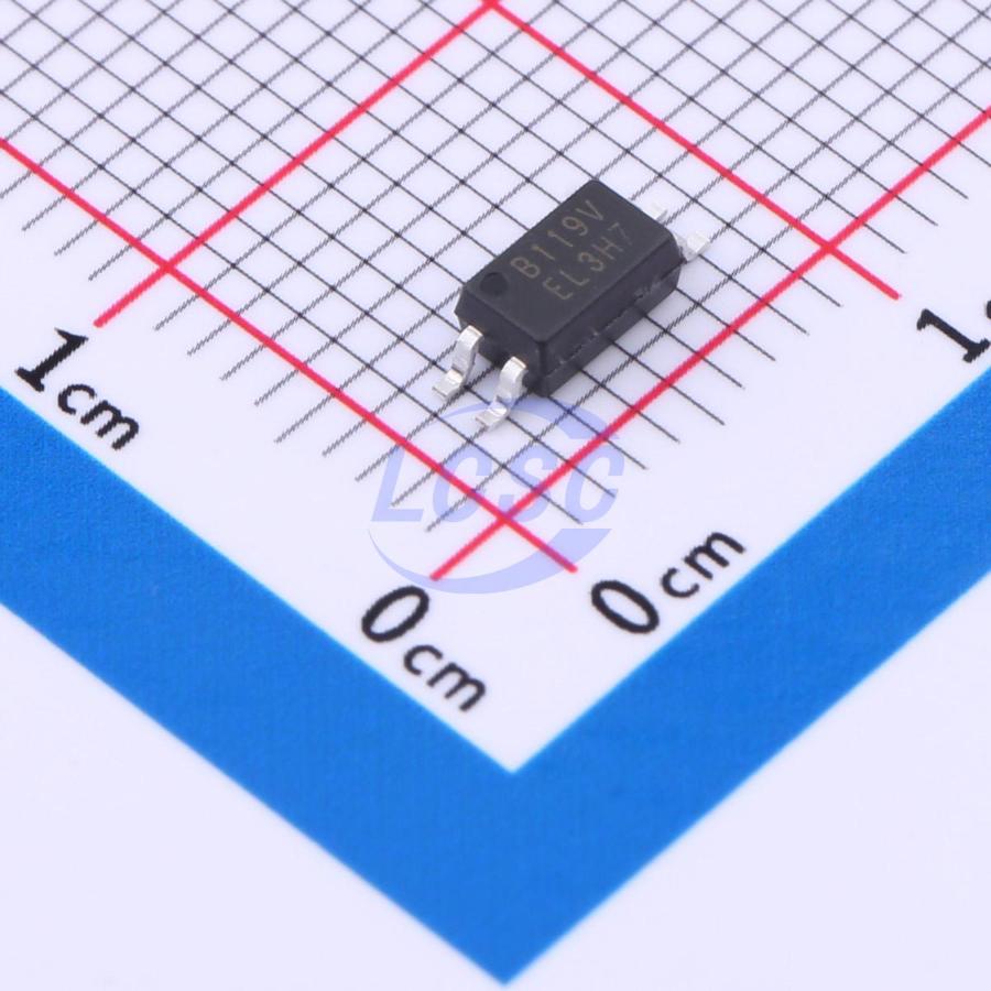 EL3H7 EL3H7 is a 4-pin SSOP phototransistor photocoupler from Everlight. It offers 3750Vrms isolation, 50mA forward current, and 80V collector-emitter voltage.