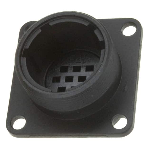 JR16WR-10PC(71) CONN RCPT HSNG MALE 10POS PNL MT