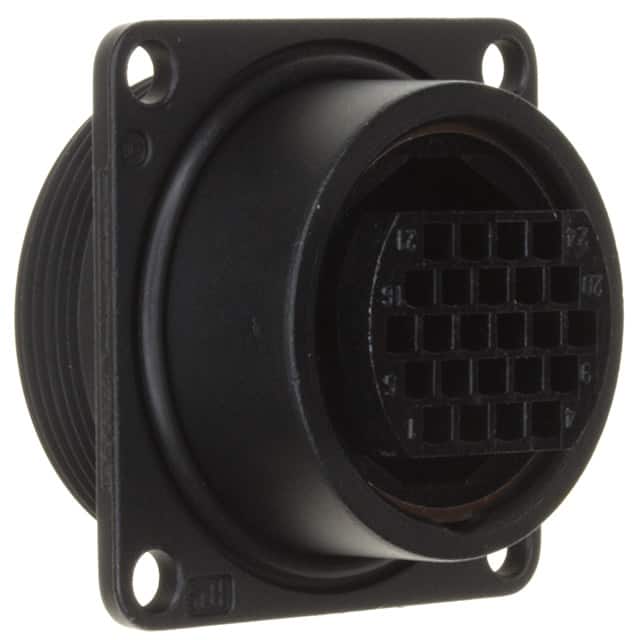 JR25WR-24PC(71) CONN RCPT HSNG MALE 24POS PNL MT