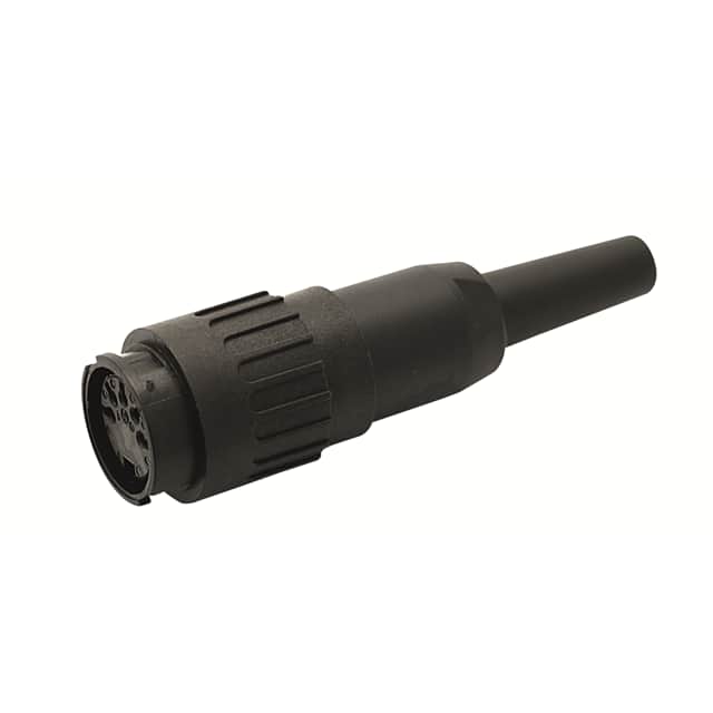T 3528 551 FEMALE CABLE CONNECTOR WITH BLAC