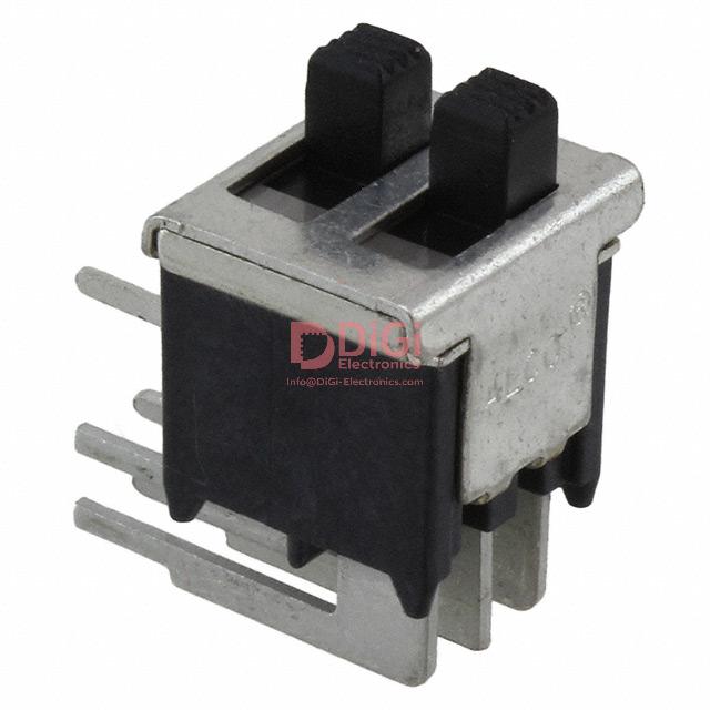 1825014-2 The TE Connectivity ALCOSWITCH 1825014-2 is a slide switch with an SPDT x 2 circuit configuration. It is rated for 0.4VA (AC/DC) at 20V.