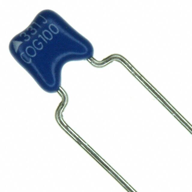 B37979G1331J051 CAP CER 330PF 100V C0G/NP0 RAD
