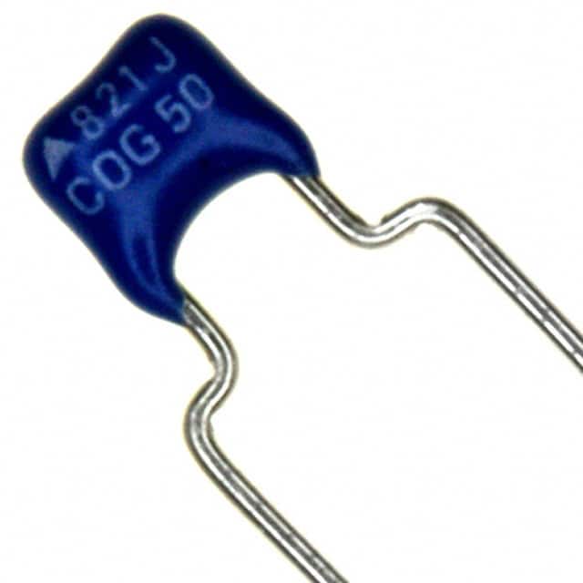 B37979G5821J051 CAP CER 820PF 50V C0G/NP0 RADIAL