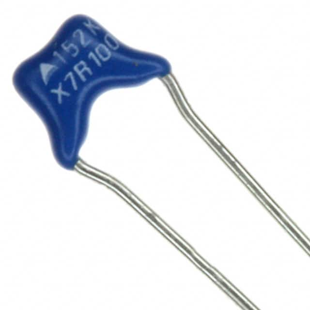B37981M1152K051 CAP CER 1500PF 100V X7R RADIAL