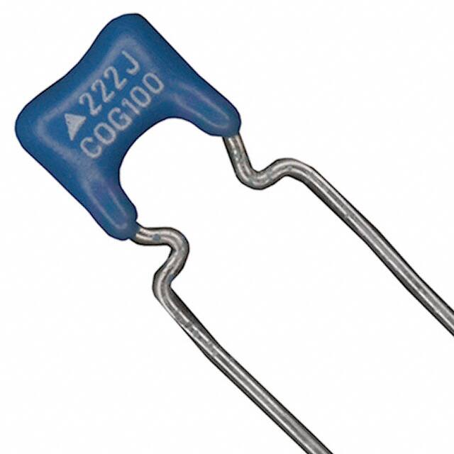 B37986G1222J051 CAP CER 2200PF 100V C0G/NP0 RAD
