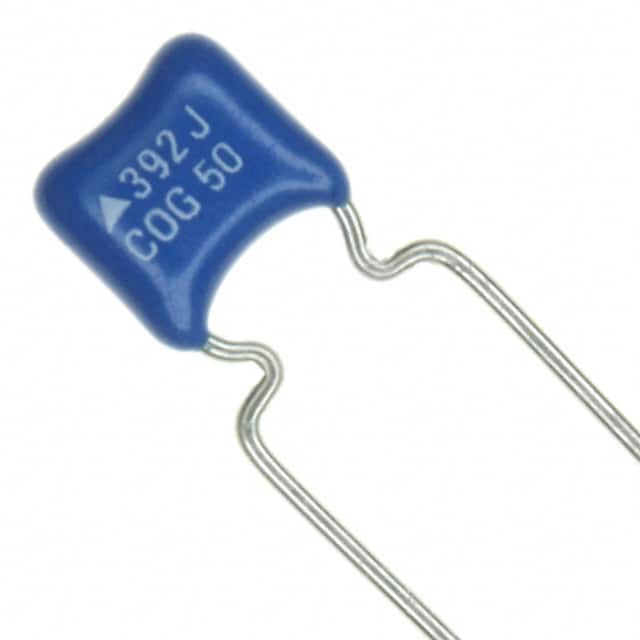 B37986G5392J051 CAP CER 3900PF 50V C0G/NP0 RAD