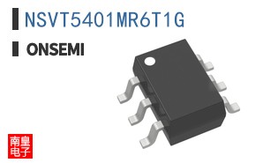 NSVT5401MR6T1G The On Semiconductor NSVT5401MR6T1G is a PNP bipolar junction transistor designed for general-purpose applications. It features a 150V breakdown voltage and 600mA current handling capability.