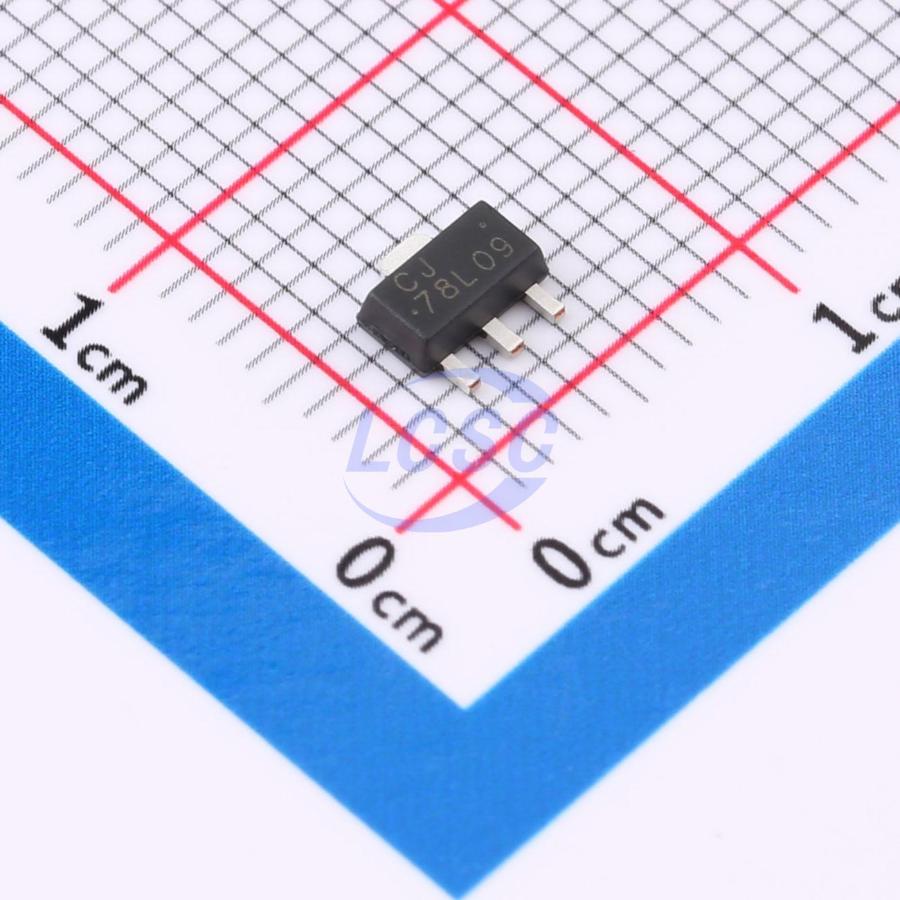 CJ78L09 The CJ78L09 is a linear voltage regulator from CJ, providing a stable 9V output voltage and up to 100mA of current. It is housed in a TO-92-3 package suitable for through-hole mounting.