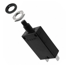 LELK1-1REC4-27129-919 The E-T-A Elektrotechnische Apparate 2-5700-IG1-P10-8A is a thermal circuit breaker designed for panel mounting. It offers a voltage rating of 250V AC / 50V DC and a current rating of 8A.