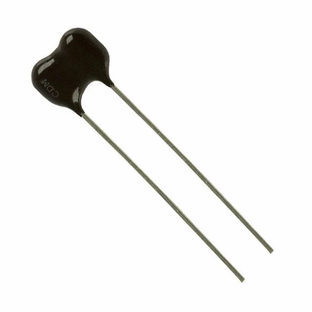 CMR05F181FPDP The CDE CMR05F181FPDP is a mica capacitor with a capacitance of 180 pF and a voltage rating of 500V. It features a ±1% tolerance and is designed for through-hole mounting.