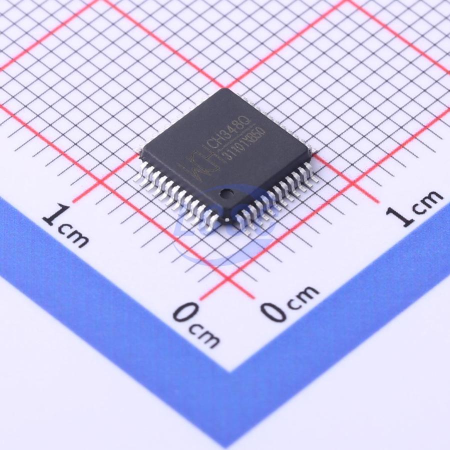 CH348Q The WCH CH348Q is an interface controller designed for various applications. It features RoHS3 compliance and an MSL of 1.