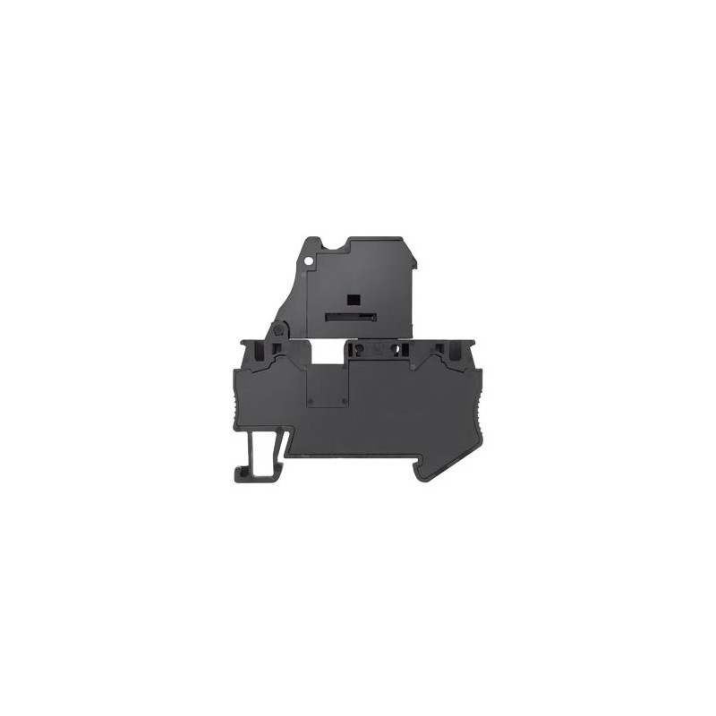 8WH20001GG08 The Siemens 8WH20001GG08 is a fuse terminal designed for G fuse links. It features spring-loaded connections and a black color.