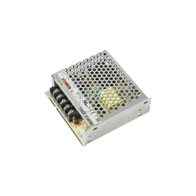 75ACPE_24S4 The GAPTEC Electronic 75ACPE_24S4 is an enclosed AC/DC converter with a 24VDC output and 77W power rating. It features universal input and chassis mounting.