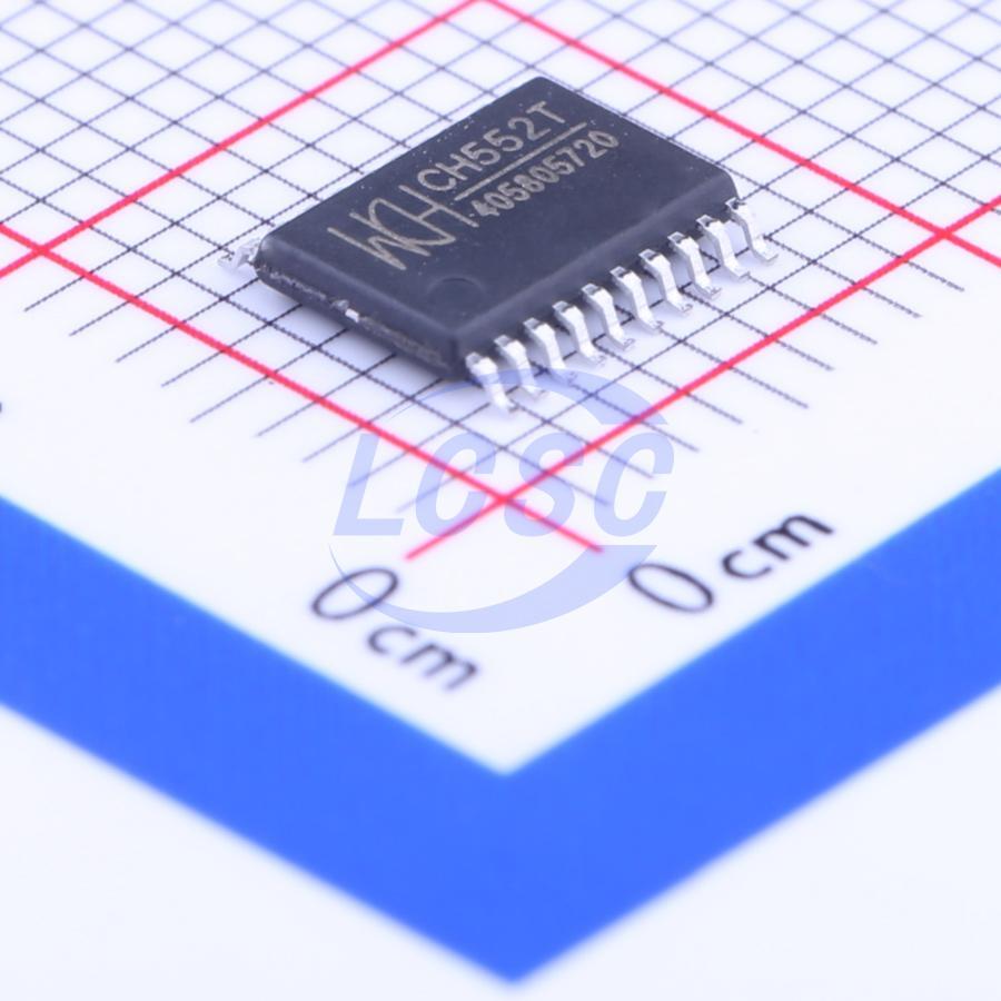CH552T The WCH CH552T is an interface controller. It is RoHS3 Compliant and has an MSL rating of 1.