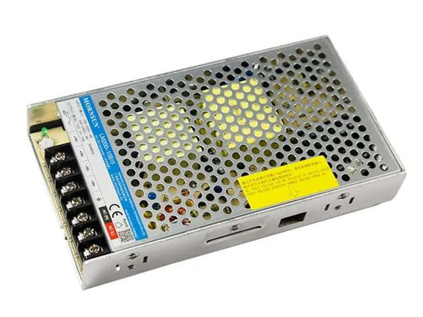 LM200-10B15-C The Mornsun LM200-10B15-C is an enclosed AC/DC converter providing 15VDC output at 210W. It features a universal input and 88% efficiency.