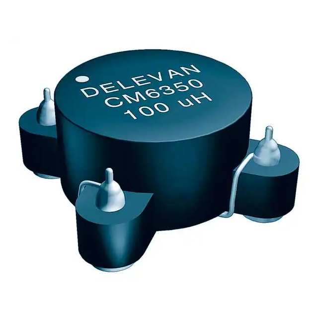CM6350-684 The CM6350-684 is a surface-mount common mode choke from API Delevan offering 680µH inductance, 1.2A current rating, and 90mΩ maximum DCR. It features two filter lines for power line EMI suppression.