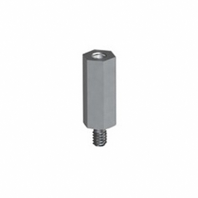 2089 Hex standoff with male and female threads, #6-32 thread size, stainless steel construction. Between board height of 0.625" (15.88mm) and overall length of 0.813" (20.65mm).