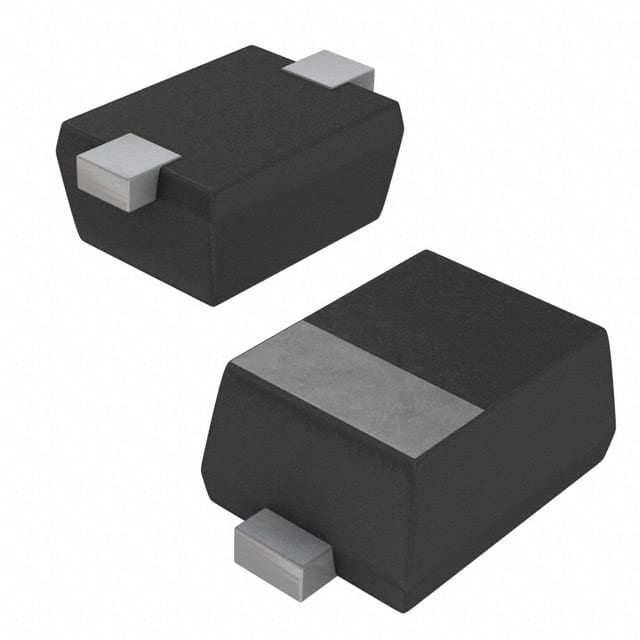 ESD3V3D9-TP The ESD3V3D9-TP is a TVS Diode from MCC with a 3.3V reverse standoff voltage and 5A peak pulse current. It features a surface mount SOD-923 package.