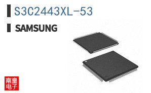 S3C2443XL-53 The Samsung Electronics S3C2443XL-53 is an ARM9 microcontroller with a 400MHz clock speed and 64MB SDRAM. It is housed in a BGA package.