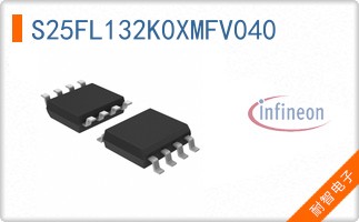 S25FL132K0XMFV040 The Infineon S25FL132K0XMFV040 is a 32Mbit NOR Flash memory device with SPI interface. It operates within a voltage range of 2.7V to 3.6V and a temperature range of -40°C to 105°C.