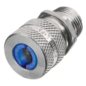 SHC1018 The Hubbell SHC1018 is a straight male cord connector constructed from aluminum. It is designed for cable diameters ranging from 0.38 to 0.44 inches and features a 1/2 inch NPT hub size.
