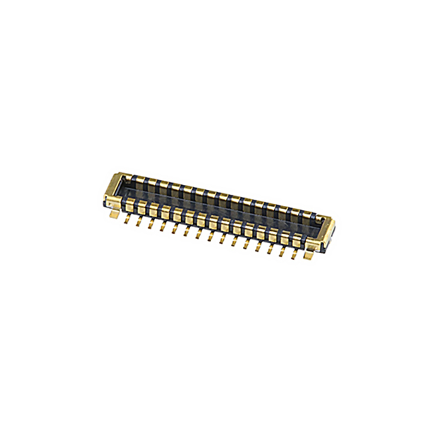 5050703042 Molex 5050703042 is a 30-position, 2-row plug connector with outer shroud contacts, 0.35mm pitch, and gold-plated contacts. It is designed for surface mount applications with a mated stacking height of 0.6mm.
