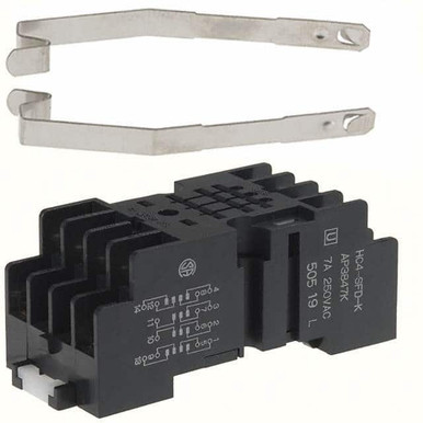 HC4-SFD-K The Panasonic Electric Works HC4-SFD-K is a relay socket designed for industrial applications. It features RoHS3 compliance and an MSL 1 rating.